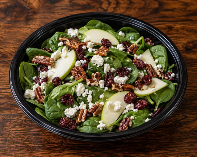 Chef's Spinach Salad (serves 10).