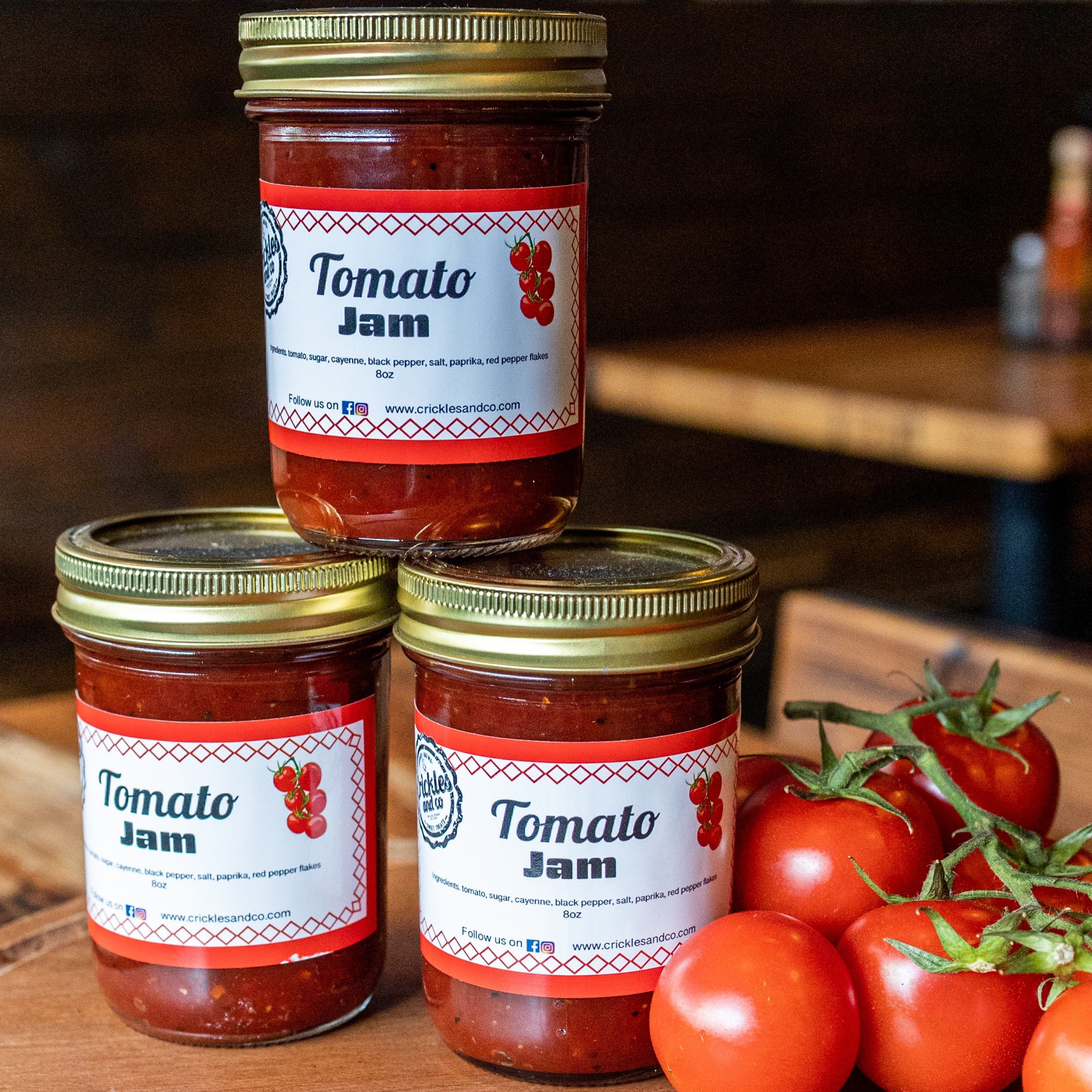 Crickles Spicy Tomato Jam.