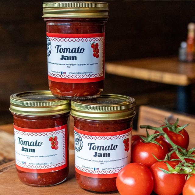 Crickles Spicy Tomato Jam.